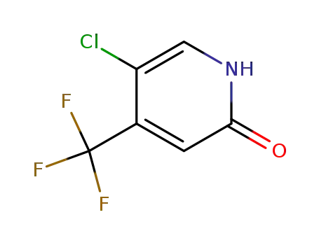 Molecular Structure of 109919-31-5 (5-CHLORO-4-(TRIFLUOROMETHYL)PYRIDIN-2-OL)