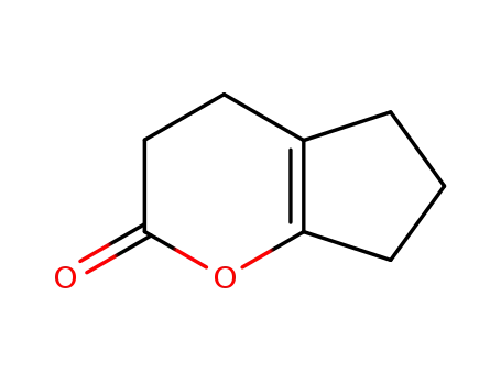 Molecular Structure of 5587-71-3 (4,5,6,7-tetrahydrocyclopenta<b>pyran-2(3H)-one)