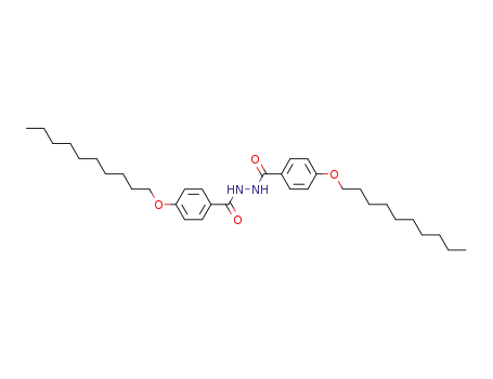 Molecular Structure of 68065-20-3 (Benzoic acid, 4-(decyloxy)-, 2-[4-(decyloxy)benzoyl]hydrazide)