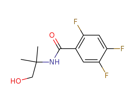 2,4,5-Trifluoro-N-(1-hydroxy-2-methylpropan-2-YL)benzamide