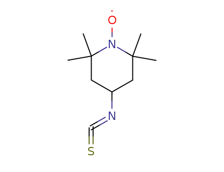 Molecular Structure of 36410-81-8 (4-ISOTHIOCYANATO-2,2,6,6-TETRAMETHYLPIPERIDINE 1-OXYL)