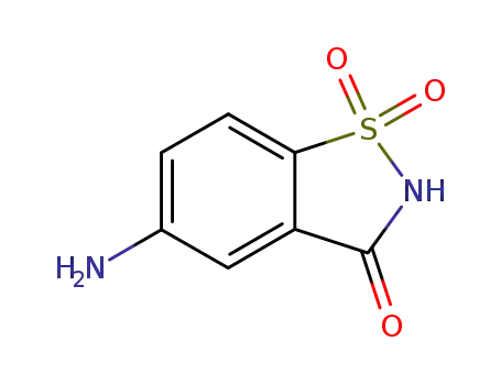 Molecular Structure of 22094-61-7 (5-aminosaccharin)