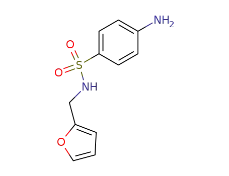 Molecular Structure of 5626-92-6 (4-AMINO-N-FURAN-2-YLMETHYL-BENZENESULFONAMIDE)