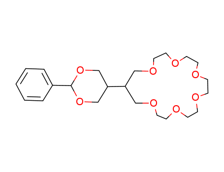 Molecular Structure of 109773-62-8 (1,4,7,10,13,16-Hexaoxacyclononadecane,
18-(2-phenyl-1,3-dioxan-5-yl)-)