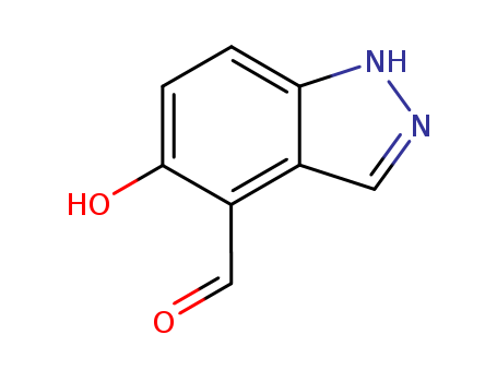 1H-Indazole-4-carboxaldehyde, 5-hydroxy-