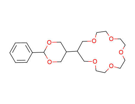 Molecular Structure of 109773-61-7 (1,4,7,10,13-Pentaoxacyclohexadecane, 15-(2-phenyl-1,3-dioxan-5-yl)-)