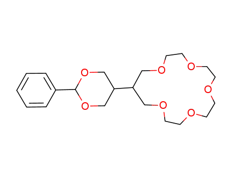 Molecular Structure of 109773-61-7 (1,4,7,10,13-Pentaoxacyclohexadecane, 15-(2-phenyl-1,3-dioxan-5-yl)-)