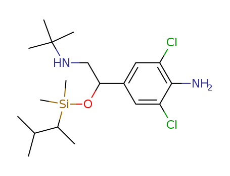 99291-29-9,4-[2-(tert-butylamino)-1-{[dimethyl(3-methylbutan-2-yl)silyl]oxy}ethyl]-2,6-dichloroaniline,