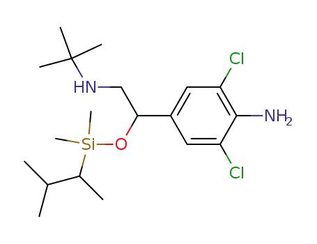 4-[2-(tert-butylamino)-1-{[dimethyl(3-methylbutan-2-yl)silyl]oxy}ethyl]-2,6-dichloroaniline