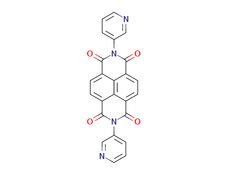 Molecular Structure of 6016-04-2 (N,N’-di(3-pyridyl)-1,4,5,8-naphthalenetetracarboxydiimide)