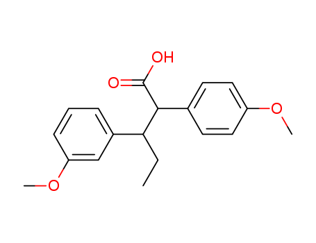 5424-72-6,3-(3-methoxyphenyl)-2-(4-methoxyphenyl)pentanoic acid,