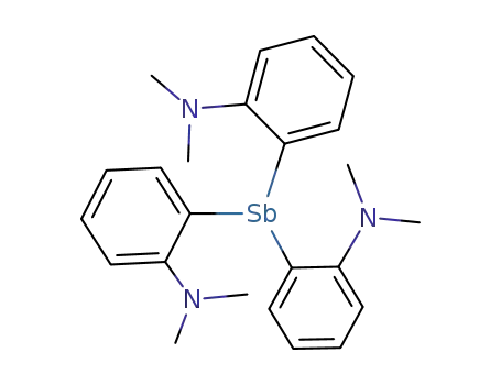 Molecular Structure of 79189-45-0 (Benzenamine, 2,2',2''-stibylidynetris[N,N-dimethyl-)