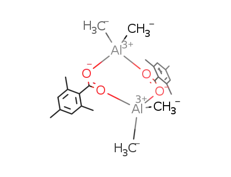 Molecular Structure of 884337-83-1 ([Me2Al(μ-2,4,6-trimethylbenzoate)]2)