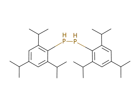 Molecular Structure of 752987-39-6 (Diphosphine, 1,2-bis[2,4,6-tris(1-methylethyl)phenyl]-)