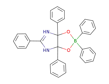 Molecular Structure of 115438-41-0 (1,3,3,5,7-pentaphenyl-2,4-dioxa-8-aza-6-azonia-3-boratabicyclo{3.3.3}oct-6-ene)