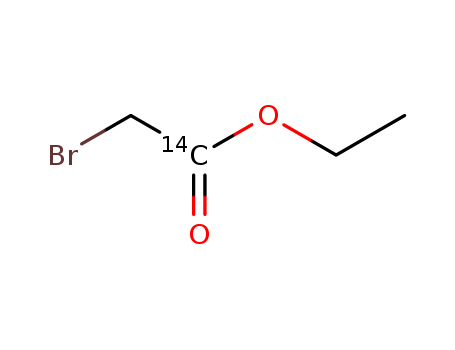 Acetic-1-14C acid,2-bromo-, ethyl ester (9CI)