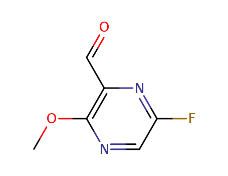 Pyrazinecarboxaldehyde, 6-fluoro-3-methoxy- (9CI)