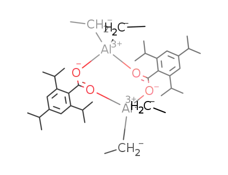 Molecular Structure of 884337-88-6 ([Et2Al(μ-2,4,6-triisopropylbenzoate)]2)