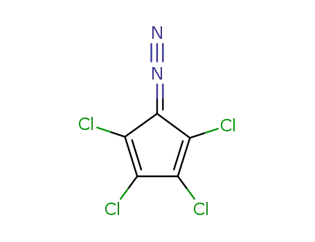 Molecular Structure of 21572-61-2 ((2,3,4,5-tetrachlorocyclopenta-2,4-dien-1-ylidene)diazenium)