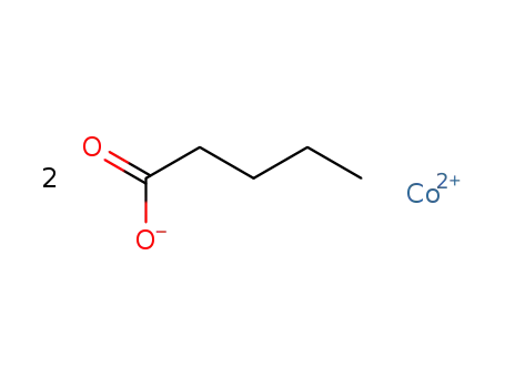 Molecular Structure of 25442-10-8 (Pentanoic acid, cobalt(2+) salt)
