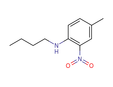 Molecular Structure of 216591-86-5 (N-butyl-4-methyl-2-nitroaniline)