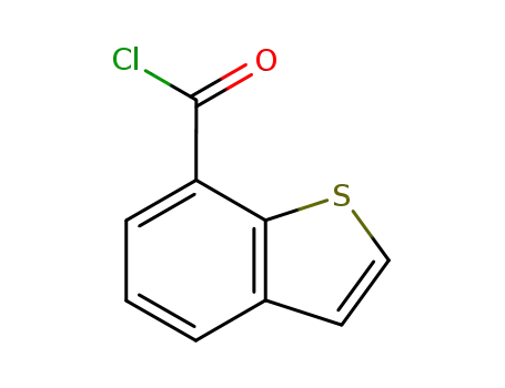 Molecular Structure of 120081-47-2 (1-benzothiophene-7-carbonyl chloride)