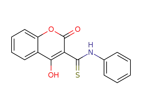 Molecular Structure of 26004-25-1 ((3Z)-3-[(phenylamino)(sulfanyl)methylidene]-2H-chromene-2,4(3H)-dione)