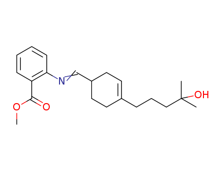 Benzoic acid,2-[[[4-(4-hydroxy-4-methylpentyl)-3-cyclohexen-1-yl]methylene]amino]-, methylester