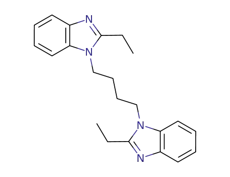 Molecular Structure of 1059536-95-6 (1,1'-(1,4-butanediyl)bis(2-ethylbenzimidazole))