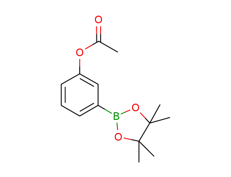 Molecular Structure of 480424-69-9 (3-(4,4,5,5-TETRAMETHYL-1,3,2-DIOXABOROLAN-2-YL)PHENYL ACETATE)