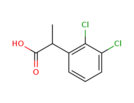 Molecular Structure of 2012-77-3 (2-(2,3-DICHLOROPHENYL)PROPIONIC ACID)