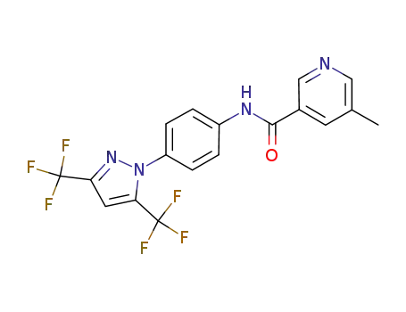 5-methyl-4'-[3,5-bis(trifluoromethyl)-1H-pyrazol-1-yl]nicotinanilide