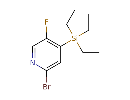 2-bromo-5-fluoro-4-(triethylsilyl)pyridine(1387561-09-2)