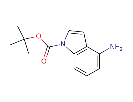 Molecular Structure of 885270-30-4 (1-BOC-4-AMINOINDOLE)