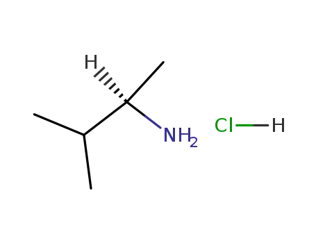 Molecular Structure of 31519-53-6 ((S)-3-methylbutan-2-amine hydrochloride)
