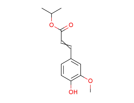 Molecular Structure of 59831-94-6 (Isopropyl ferulate)