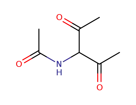 Molecular Structure of 5440-23-3 (N-(1-Acetyl-2-Oxopropyl) Acetamide)