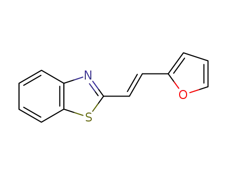 Molecular Structure of 51413-02-6 (Benzothiazole, 2-[2-(2-furanyl)ethenyl]-)