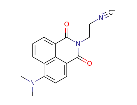 Molecular Structure of 1352831-40-3 (2-(4-dimethylamino-1,8-naphthalimido)ethyl isocyanide)