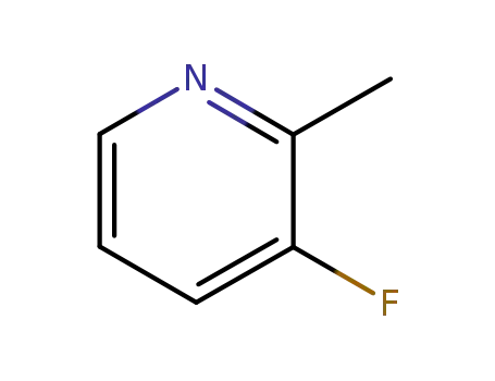 Molecular Structure of 15931-15-4 (3-FLUORO-2-METHYLPYRIDINE)