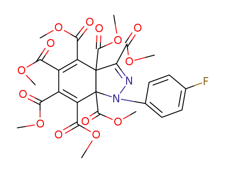 3,3a,4,5,6,7,7a-hepta(methoxycarbonyl)-1-(4-fluorophenyl)-3a,7a-dihydroindazole