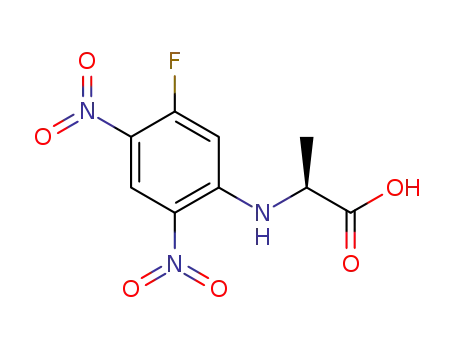 Molecular Structure of 346-48-5 (1-fluoro-2,4-dinitrophenyl-5-alanine)