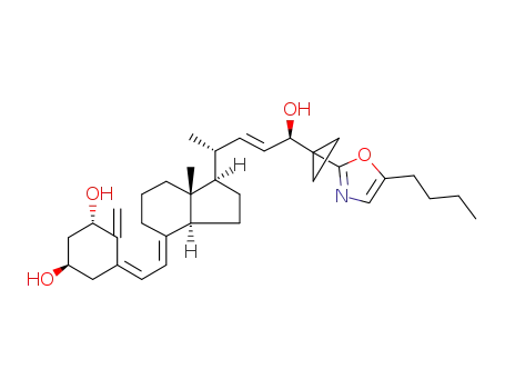 (5Z,7E,22E)-(1S,3R,24R)-25-(5-butyloxazole-2-yl)-26,27-cyclo-9,10-secocholesta-5,7,10<sup>(19)</sup>,22-tetraene-1,3,24-triol