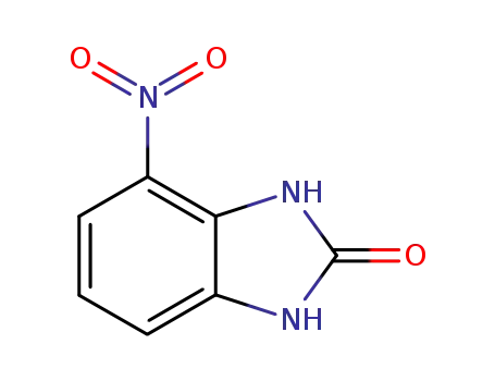 Molecular Structure of 85330-50-3 (2H-Benzimidazol-2-one,1,3-dihydro-4-nitro-(9CI))