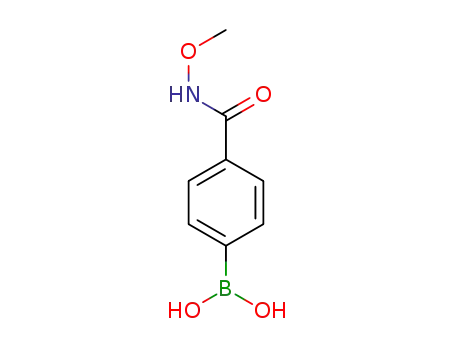 Molecular Structure of 850568-17-1 (4-(O-METHYLHYDROXYLAMINOCARBONYL)PHENYLBORONIC ACID)