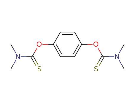Molecular Structure of 13522-72-0 (Carbamothioicacid, dimethyl-, O,O'-1,4-phenylene ester (9CI))