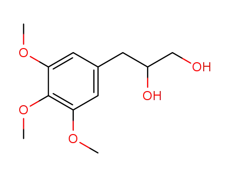 Molecular Structure of 54306-10-4 (1,2-Propanediol,3-(3,4,5-trimethoxyphenyl)-)