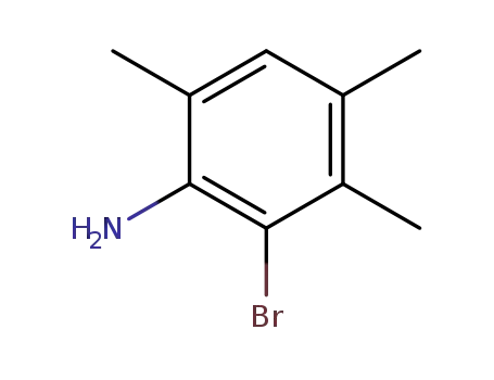 Molecular Structure of 102236-50-0 (2-BROMO-3,4,6-TRIMETHYLANILINE)