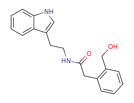 Benzeneacetamide, 2-(hydroxymethyl)-N-[2-(1H-indol-3-yl)ethyl]-