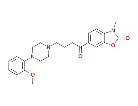 124694-98-0,6-{4-[4-(2-methoxyphenyl)piperazin-1-yl]butanoyl}-3-methyl-1,3-benzoxazol-2(3H)-one,